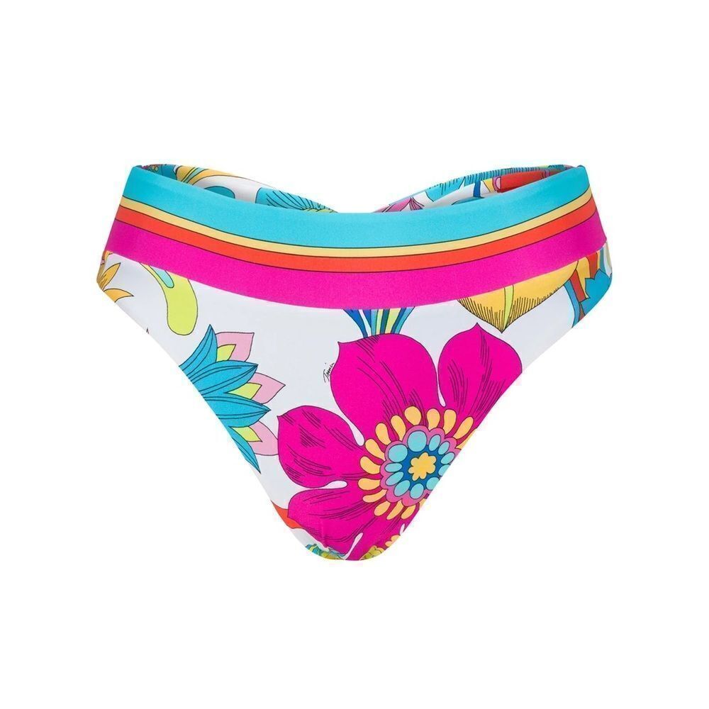 NWT-Trina Turk- FONTAINE BANDED TWIST BACK HIGH WAIST SWIM BOTTOM -Size 10
